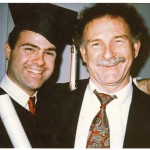 Dock Burke and his son on graduation day